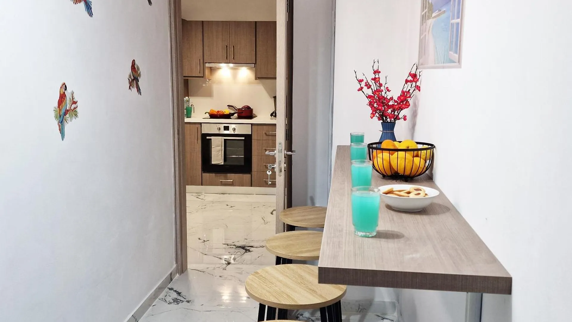 Parrots Paradise 100M From Finikoudes Beachfront Larnaca Chypre